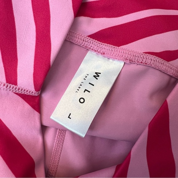 WILO Pink Animal Zebra Leggings L - Picture 7 of 8